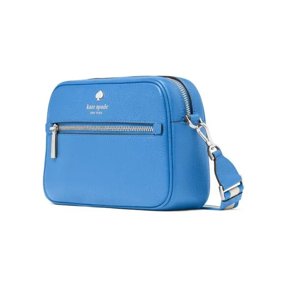 New Kate Spade Emma Pebbled Leather Camera Bag Tide Pool - Picture 3 of 5